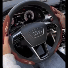 Lenkradbezug aus Wildleder