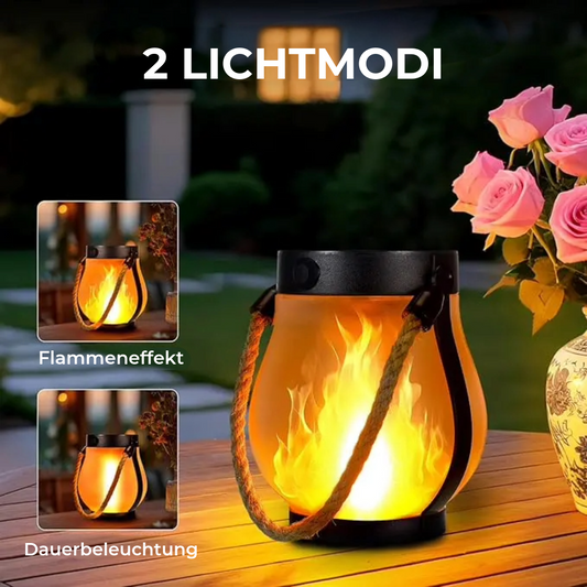 Solar-Flammenlaterne