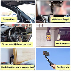 1080° verstellbare Auto-Handyhalterung