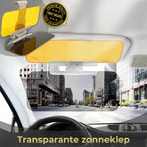 Transparenter UV-beständiger Zonneklep 2-in-1