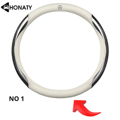 Maßgefertigter Lenkradbezug aus Leder