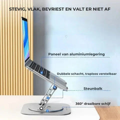 Laptopstandaard van aluminumlegering