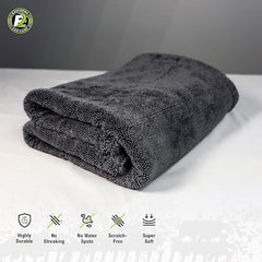 Mega drying towel - No wrapping, no second passes