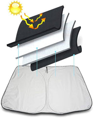 Faltbarer Auto-Sonnenschutz mit Logo