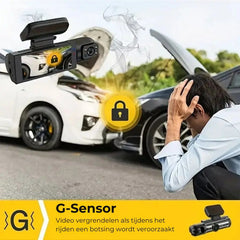 M8 Dual-Objektiv-Dashcam – 1080p HD – WLAN