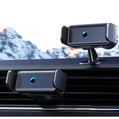 360°-Handyhalterung: Automatische Klemmhalterung für Armaturenbrett und Lüftungsschlitze