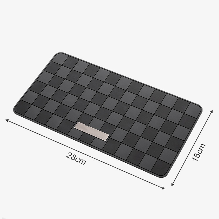 Antislipmat voor de middenconsole van de auto: houdt uw spullen stabiel, veilig en hittebestendig.