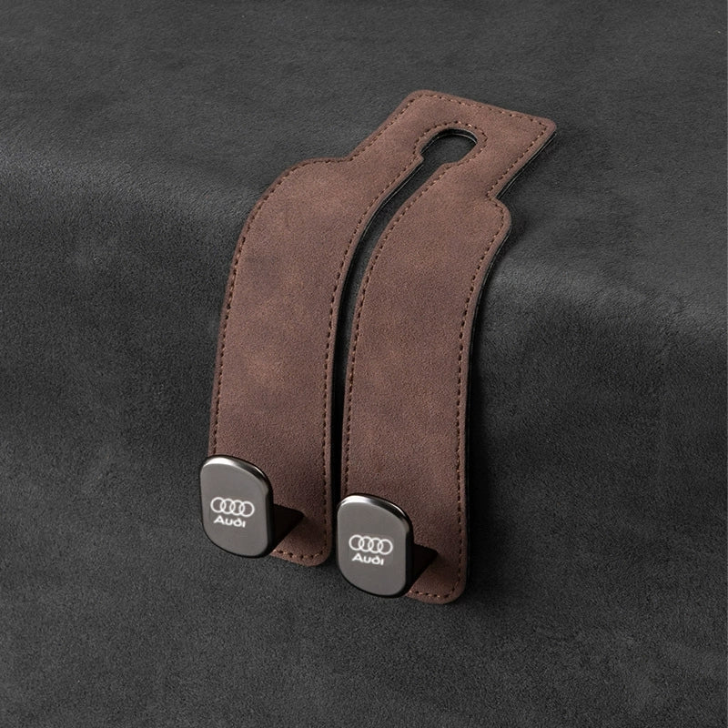 Premium Autositz-Haken uit Wildleder