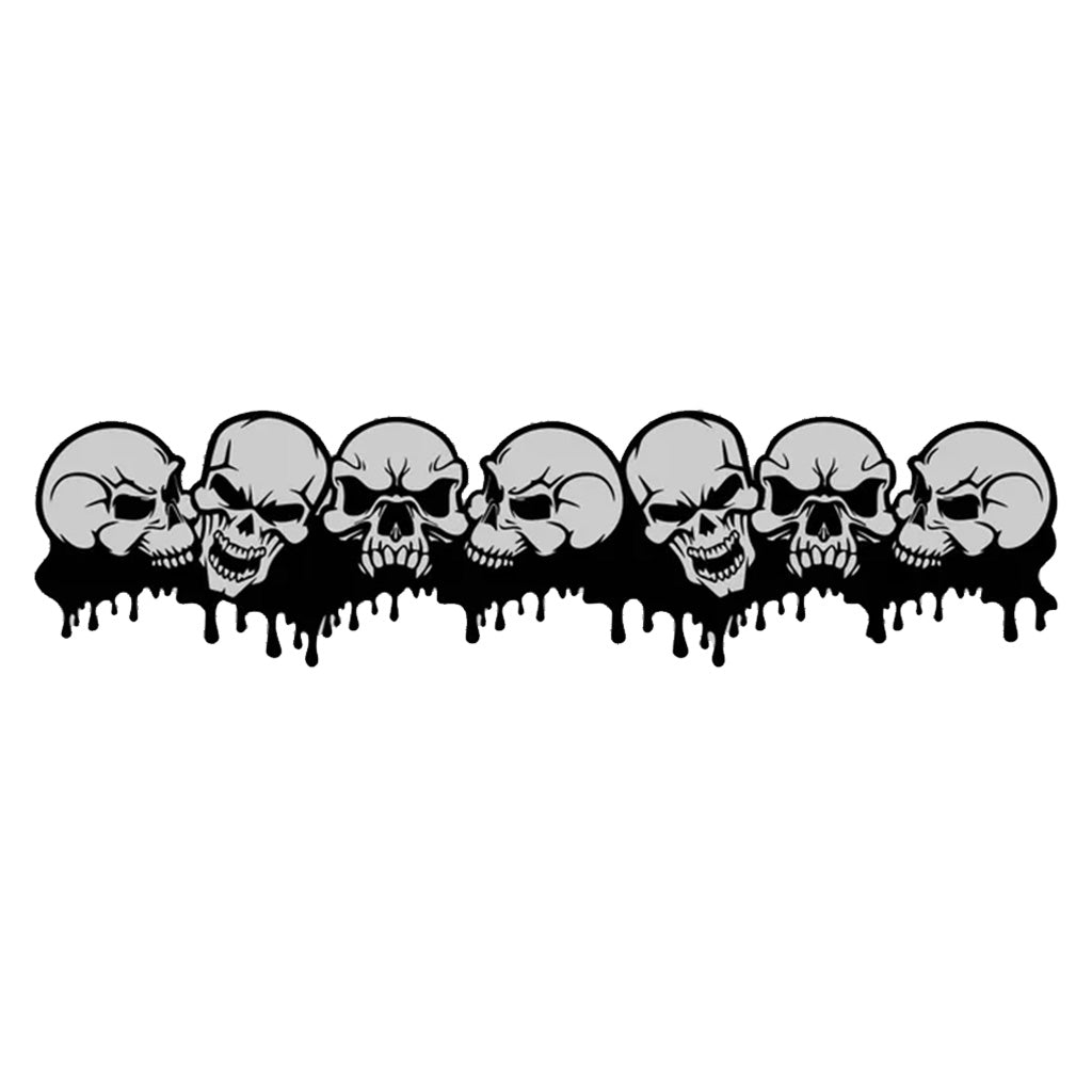 Totenkopf-Autoaufkleber für die Fenster