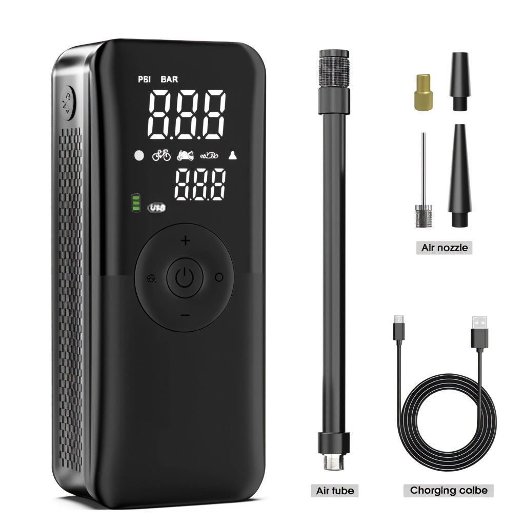 Draagbare autobandenpomp