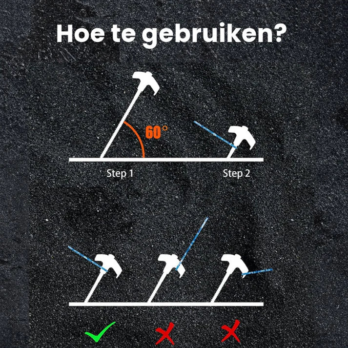 Einschraubbare Zeltheringe (4 st.)