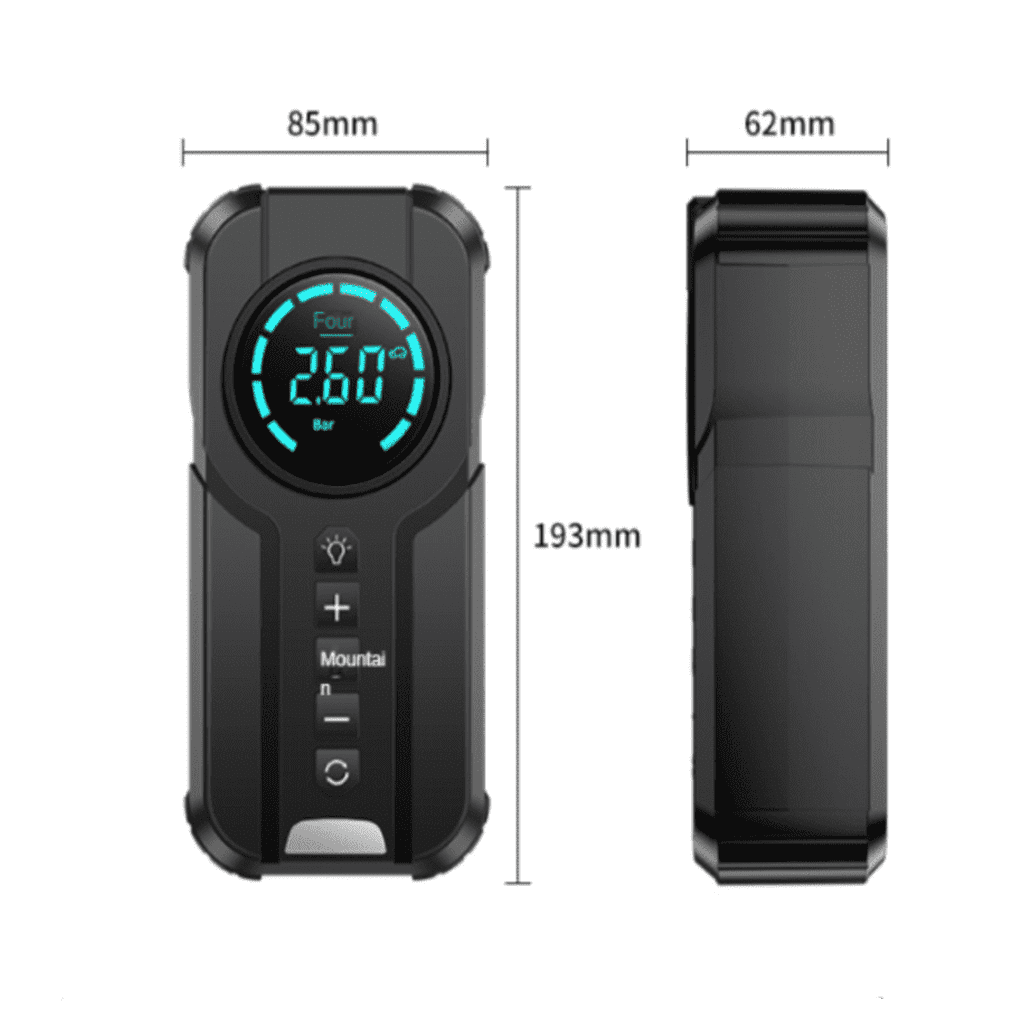 Startbooster met luchtcompressor