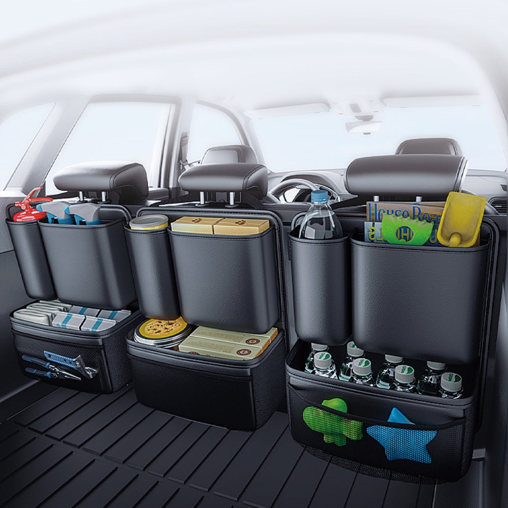 Deluxe-Rücksitz-Organizer-Set – Maximaler Stauraum und optimale Organisation für Roadtrips