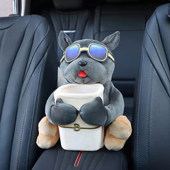 2-in-1 animierte Aufbewahrungsbox für die Autoarmlehne