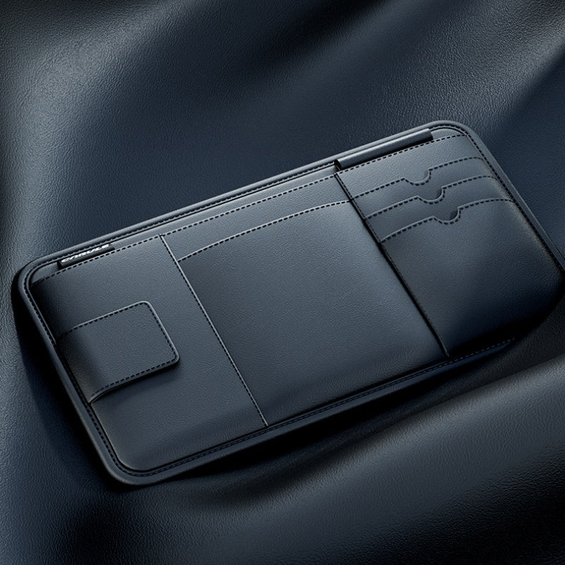 Multifunktionaler Organizer für die Sonnenblende im Auto – Praktische Aufbewahrung und einfacher Zugriff