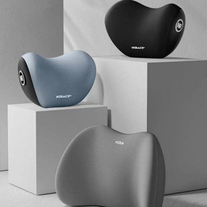 Ergonomisches Nacken- und Lendenkissen-Set aus Memory-Schaum