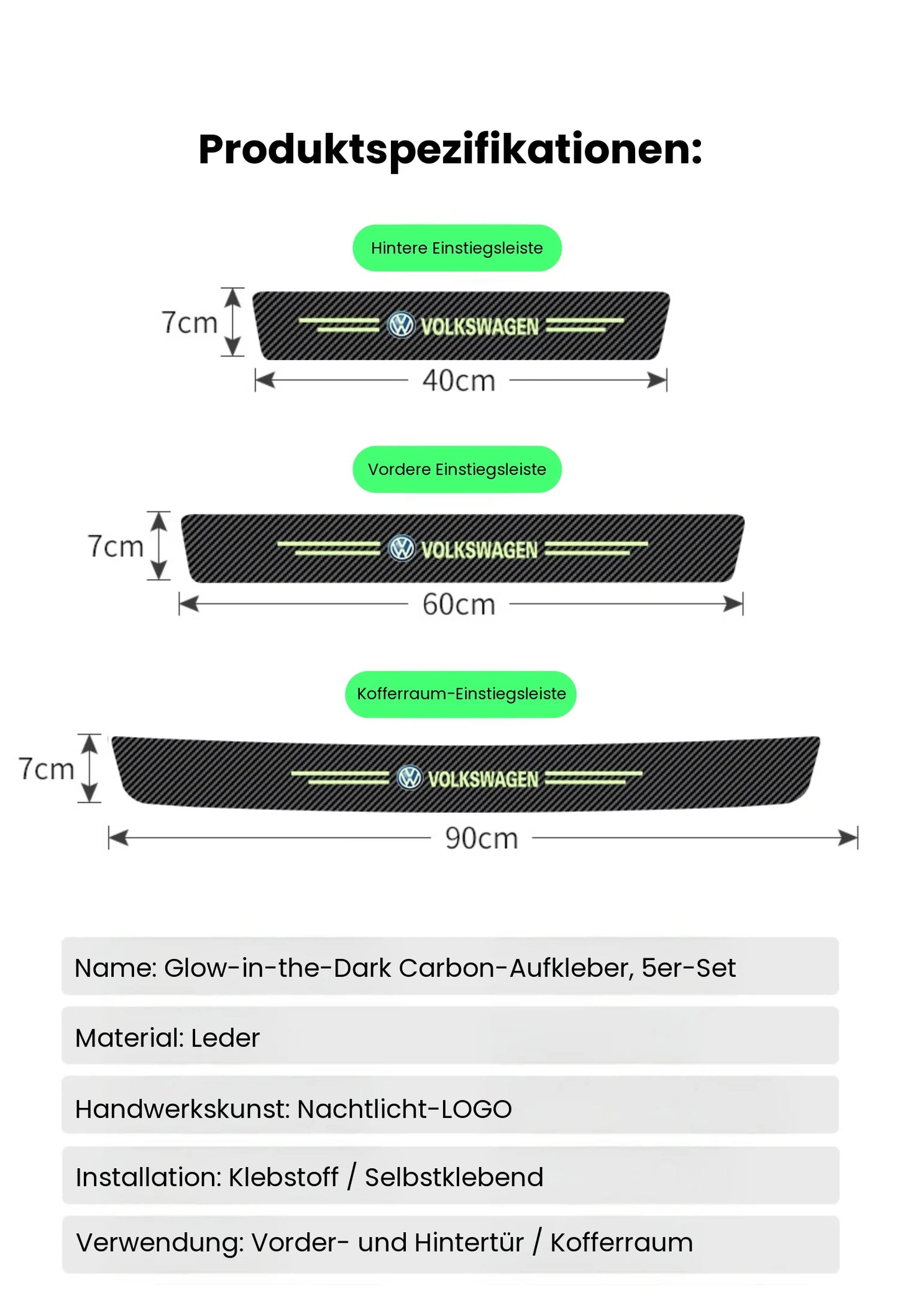 Carbonfaser-Aufkleber