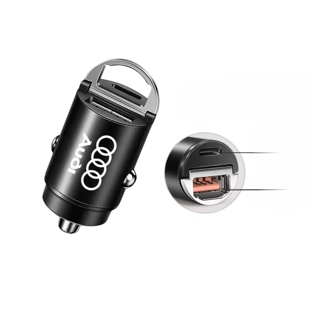 Dual-port car charger for maximum speed and reliability 