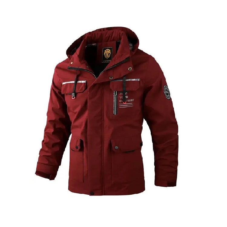 Wind- und wasserdichte Winterjacke für Herren 