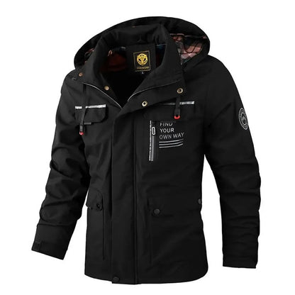 Windproof and Waterproof Winter Jacket for Men