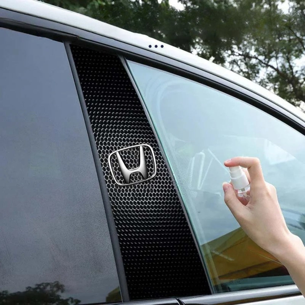 2 Stück Autofensteraufkleber mit Logo