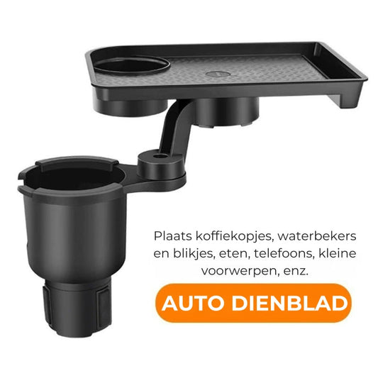 FlexiTray – 4-in-1-Becherhalter &amp; Snacktablett 