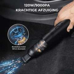 Schmaler Akku-Staubsauger fürs Auto
