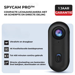 SpyCam PRO – Tragbare HD-Videokamera mit Bewegungserkennung