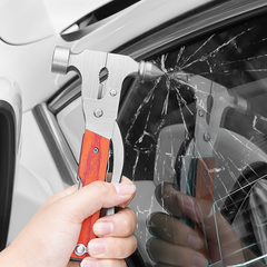 Multi-Functional Car Safety Hammer - Emergency Tool for Escape &amp; Protection