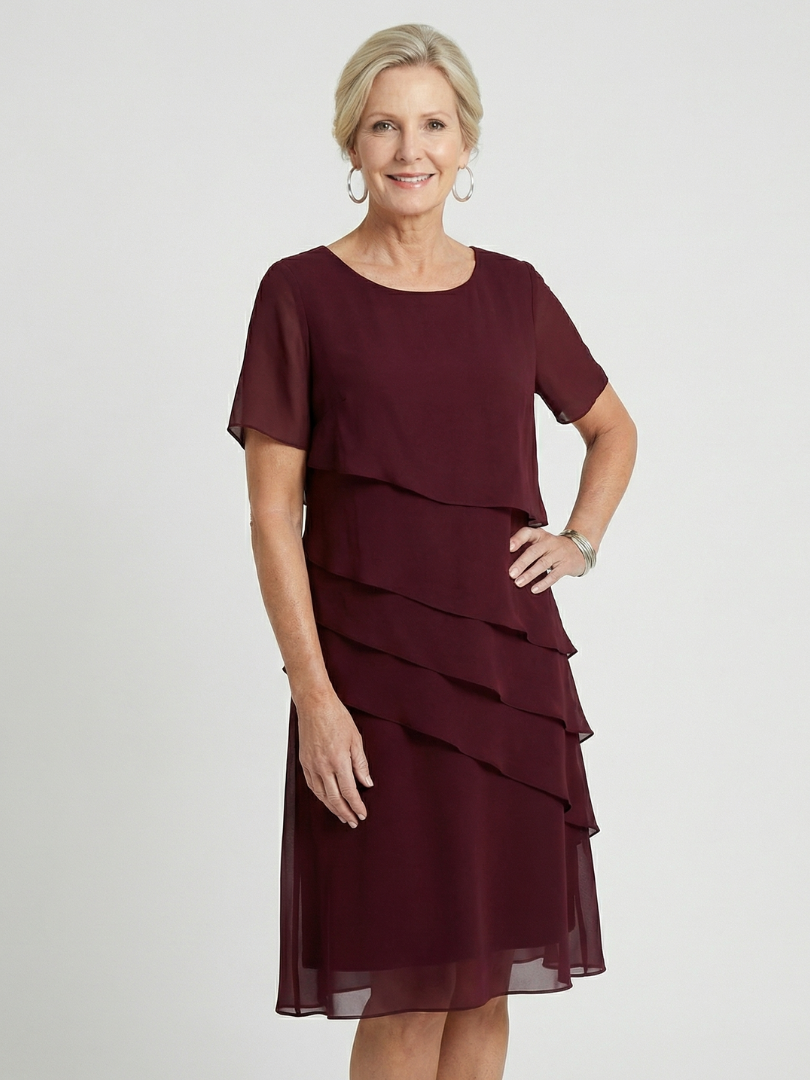 Luisa | Figurbetontes Midikleid
