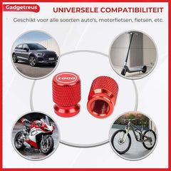 Universelle, individuell anpassbare Ventilkappe (4 Stück)