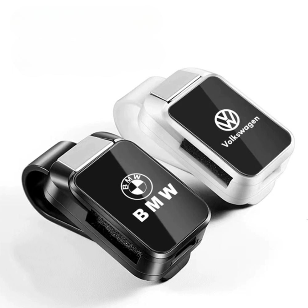 Multifunktionaler Autobrillenclip