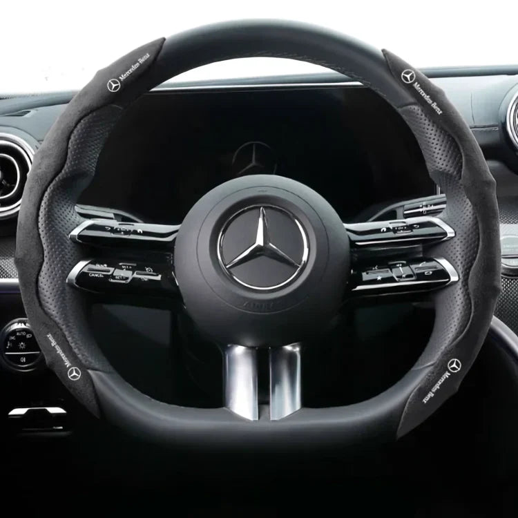 Lenkradbezug aus Wildleder