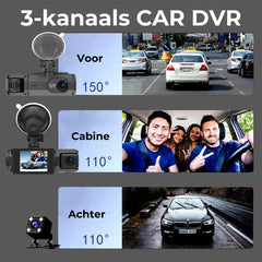 3-Linsen-Auto-DVR-Dashcam