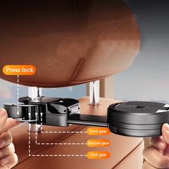 Clip-On-Autositzhaken: Flexibel faltbar, hohe Belastbarkeit