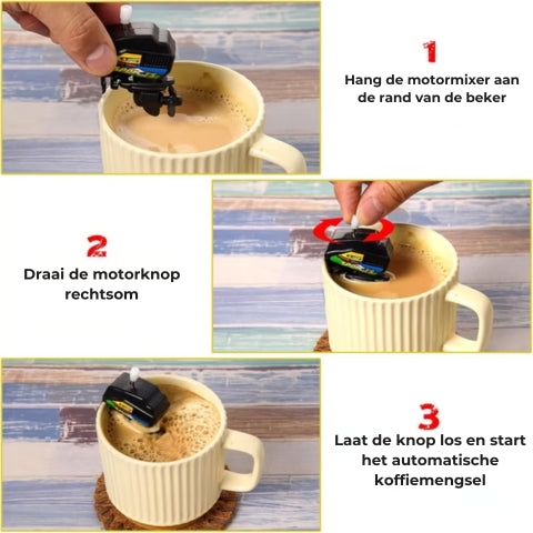 ☕Bootmotor Koffieroerder