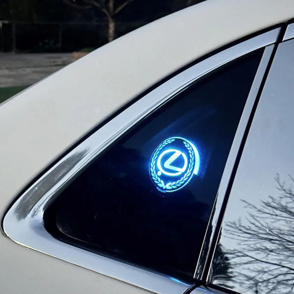 Aufladbares LED-Autologo – Neonlichteffekt