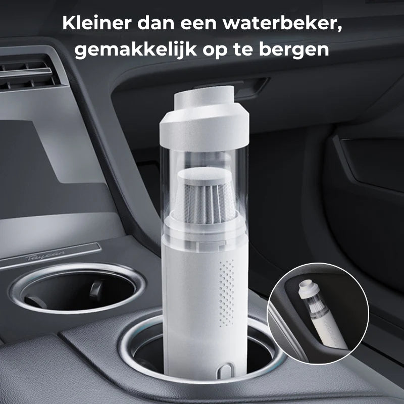 Schmaler Akku-Staubsauger fürs Auto