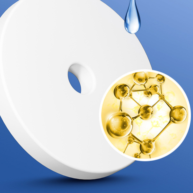 Magnetic Wood Car Air Freshener - Long-Lasting Cologne &amp; Freesia Scent Tablets with Superior Adsorption 