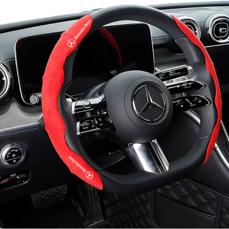 Lenkradbezug aus Wildleder