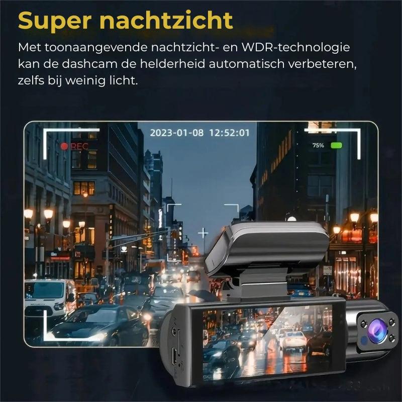 M8 Dual-Objektiv-Dashcam – 1080p HD – WLAN