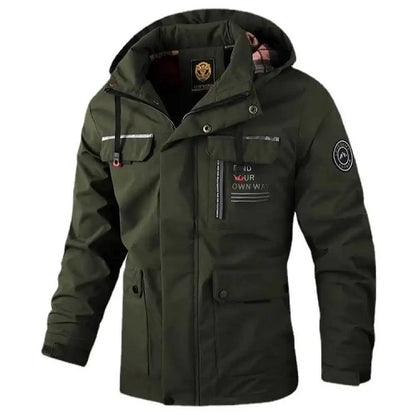 Windproof and Waterproof Winter Jacket for Men