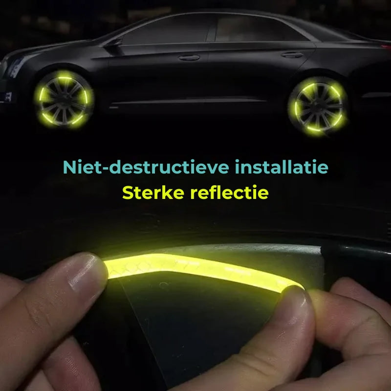 Leuchtende Auto-Radaufkleber (20 Stücke)
