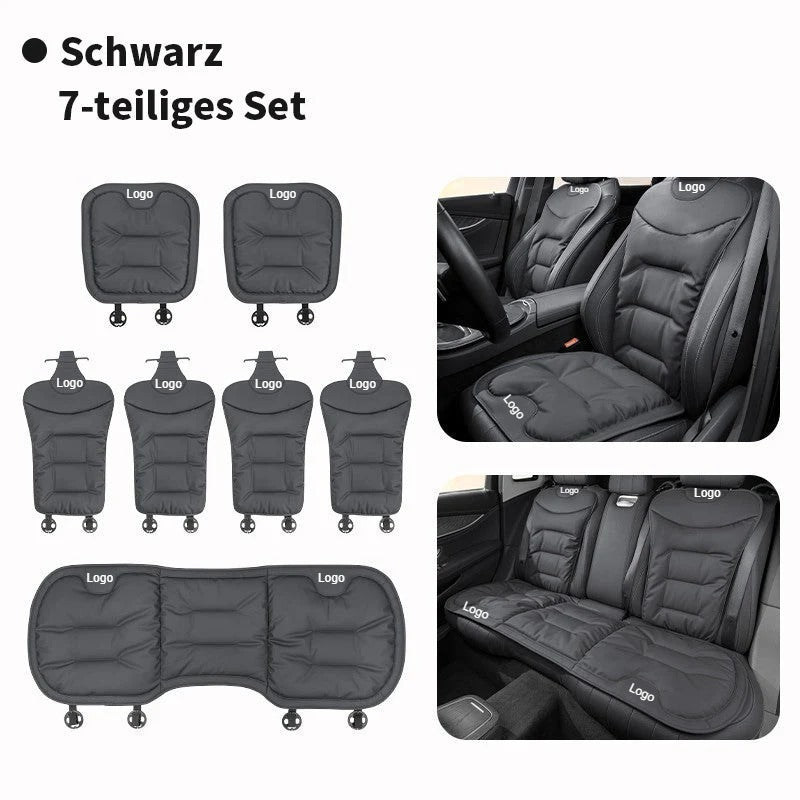 Autositzbezug aus Leder mit Logo