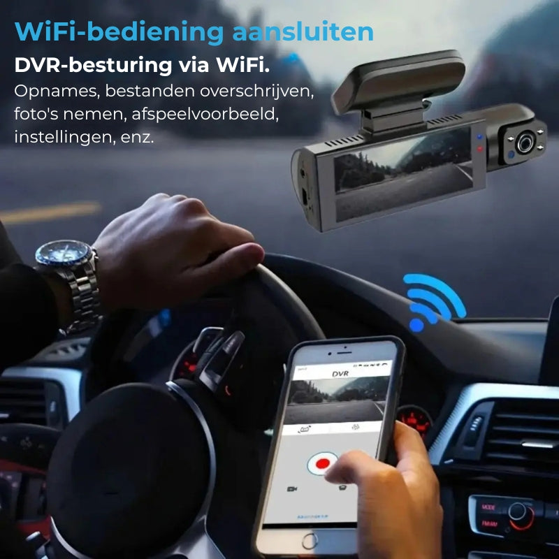 M8 Dual-Objektiv-Dashcam – 1080p HD – WLAN