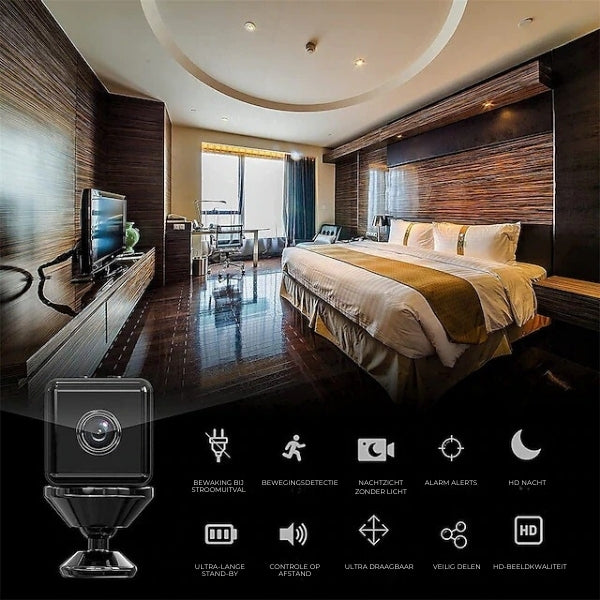 4K Ultra HD™ Minispionkamera + Gratis 32 GB SD-Karte 