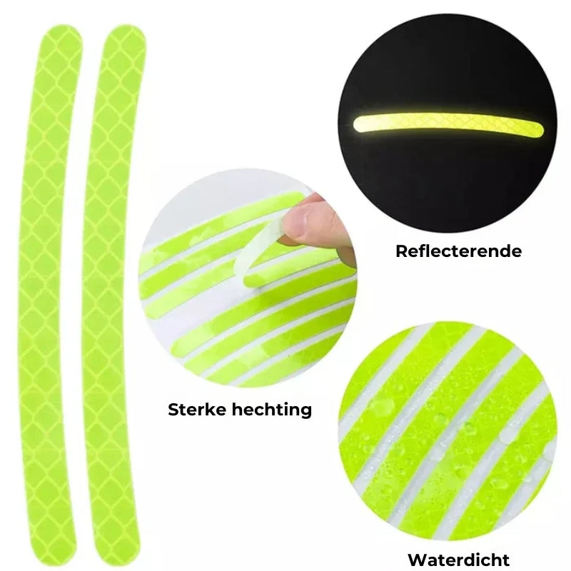 Leuchtende Auto-Radaufkleber (20 Stück) 