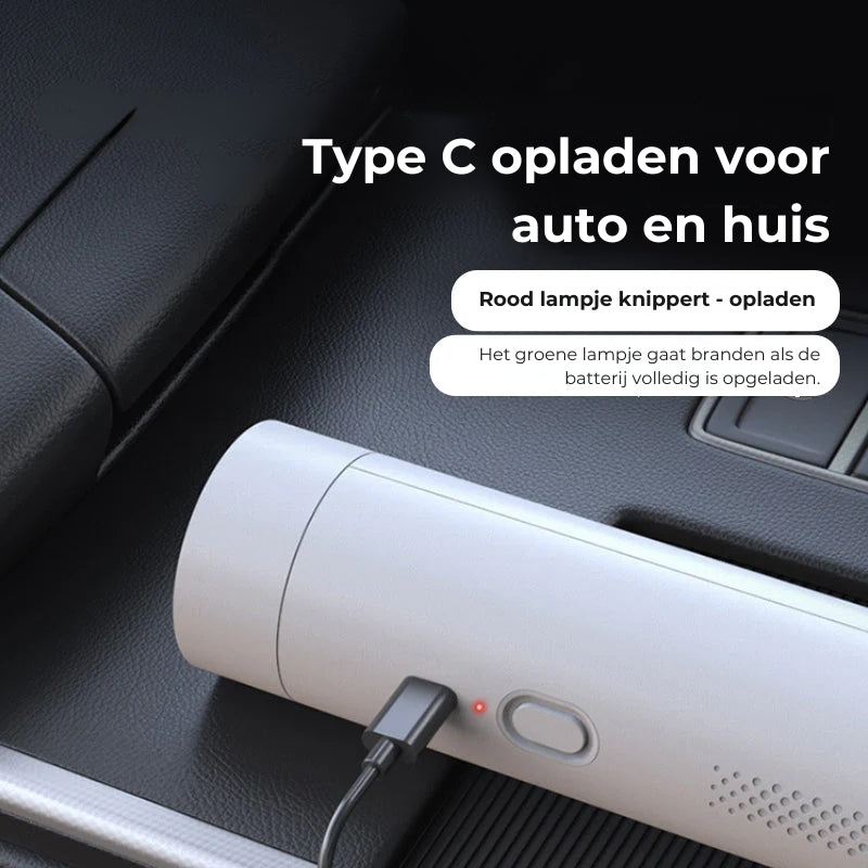 Schmaler Akku-Staubsauger fürs Auto