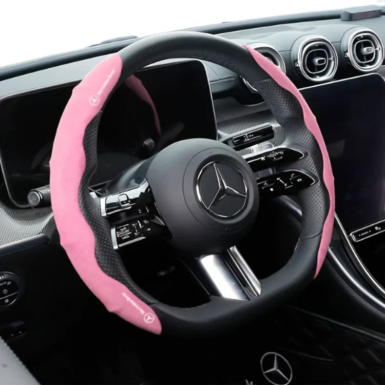 Lenkradbezug aus Wildleder