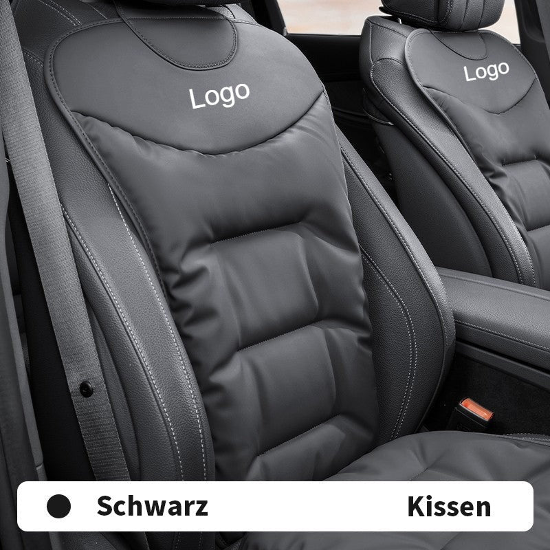 Autositzbezug aus Leder mit Logo